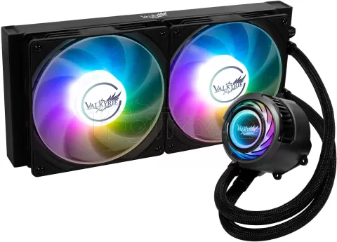 Photo de Kit Watercooling AIO Valkyrie Jarn RGB - 280mm (Noir)