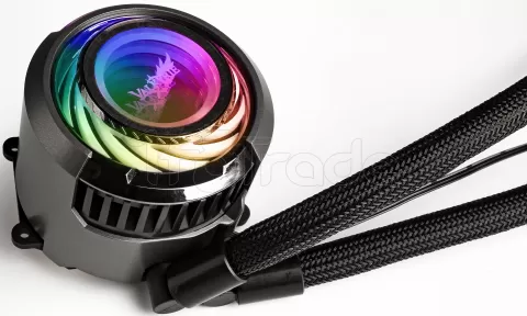 Photo de Kit Watercooling AIO Valkyrie Jarn RGB - 360mm (Noir)