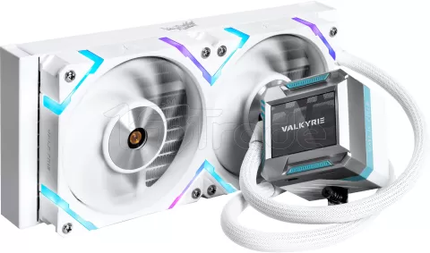 Photo de Kit Watercooling AIO Valkyrie Syn RGB - 240mm (Blanc)