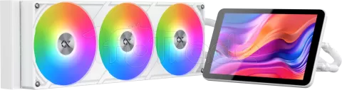 Photo de Kit Watercooling AIO Xigmatek Connect Pro RGB - 360mm (Blanc)