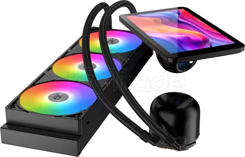 Photo de Kit Watercooling AIO Xigmatek Connect Pro RGB - 360mm (Noir)