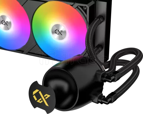 Photo de Kit Watercooling AIO Xigmatek Connect Pro RGB - 360mm (Noir)