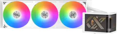 Photo de Kit Watercooling AIO Xigmatek Connect Ultra RGB - 360mm (Blanc)