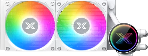 Photo de Kit Watercooling AIO Xigmatek Fenix II RGB - 240mm (Blanc)