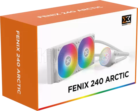 Photo de Kit Watercooling AIO Xigmatek Fenix II RGB - 240mm (Blanc)