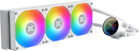 Photo de Kit Watercooling AIO Xigmatek Fenix II RGB - 360mm (Blanc)