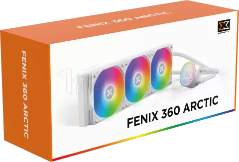 Photo de Kit Watercooling AIO Xigmatek Fenix II RGB - 360mm (Blanc)