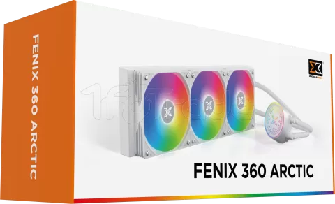 Photo de Kit Watercooling AIO Xigmatek Fenix RGB - 360mm (Blanc)