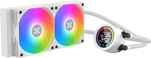 Photo de Kit Watercooling AIO Xigmatek Liquid Killer Digital RGB - 240mm (Blanc)