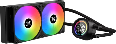 Photo de Kit Watercooling AIO Xigmatek Liquid Killer Digital RGB - 240mm (Noir)