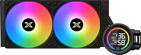 Photo de Kit Watercooling AIO Xigmatek Liquid Killer Digital RGB - 240mm (Noir)