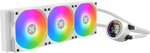 Photo de Kit Watercooling AIO Xigmatek Liquid Killer Digital RGB - 360mm (Blanc)