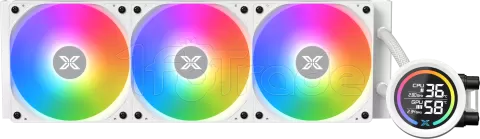 Photo de Kit Watercooling AIO Xigmatek Liquid Killer Digital RGB - 360mm (Blanc)