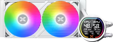 Photo de Kit Watercooling AIO Xigmatek Liquid Killer Pro Digital RGB - 240mm (Blanc)