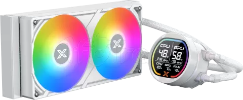 Photo de Kit Watercooling AIO Xigmatek Liquid Killer Pro Digital RGB - 240mm (Blanc)