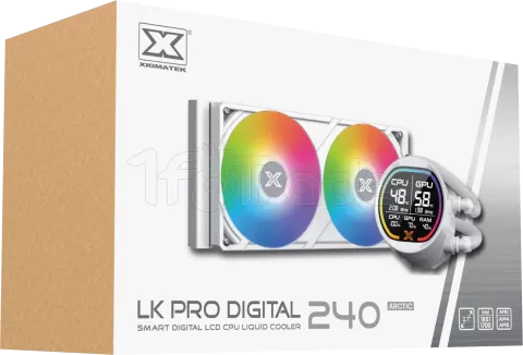 Photo de Kit Watercooling AIO Xigmatek Liquid Killer Pro Digital RGB - 240mm (Blanc)