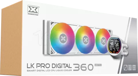 Photo de Kit Watercooling AIO Xigmatek Liquid Killer Pro Digital RGB - 360mm (Blanc)