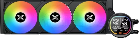 Photo de Kit Watercooling AIO Xigmatek Liquid Killer Pro Digital RGB - 360mm (Noir)