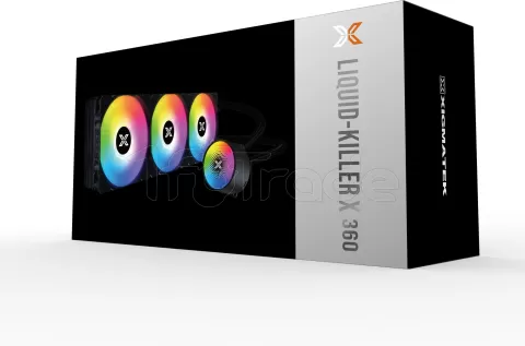 Photo de Kit Watercooling AIO Xigmatek Liquid Killer X RGB - 360mm (Noir)