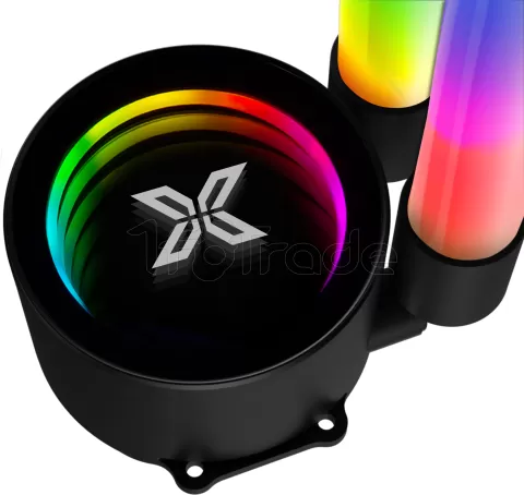 Photo de Kit Watercooling AIO Xigmatek Neon Aqua RGB - 360mm (Noir)