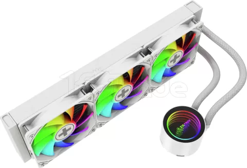 Photo de Kit Watercooling AIO Xilence LiQuRizer Gaming RGB - 360mm (Blanc)