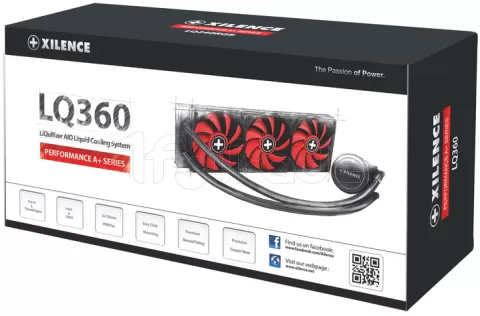 Photo de Kit Watercooling AIO Xilence LiQuRizer LQ360 360mm (Noir/Rouge)