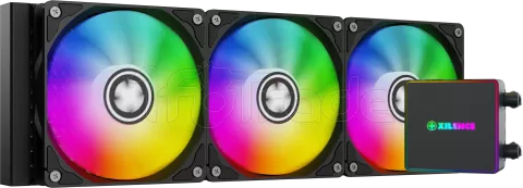 Photo de Kit Watercooling AIO Xilence LiQuRizer Performance X RGB - 360mm (Noir)