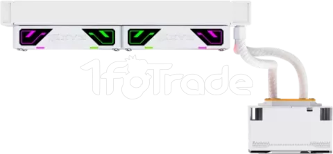 Photo de Kit Watercooling AIO XYZ Hydrotemp RGB - 240mm (Blanc)