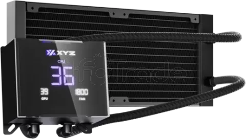 Photo de Kit Watercooling AIO XYZ Hydrotemp RGB - 240mm (Noir)