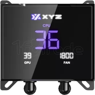 Photo de Kit Watercooling AIO XYZ Hydrotemp RGB - 240mm (Noir)