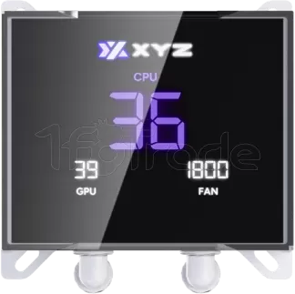 Photo de Kit Watercooling AIO XYZ Hydrotemp RGB - 360mm (Blanc)