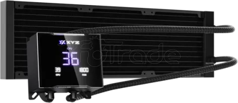 Photo de Kit Watercooling AIO XYZ Hydrotemp RGB - 360mm (Noir)