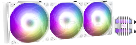 Photo de Kit Watercooling AIO Zalman ALPHA2 SE A36 ARGB - 360mm (Blanc)