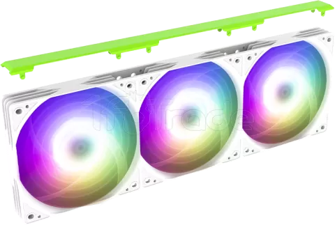 Photo de Kit Watercooling AIO Zalman ALPHA2 SE A36 ARGB - 360mm (Blanc)