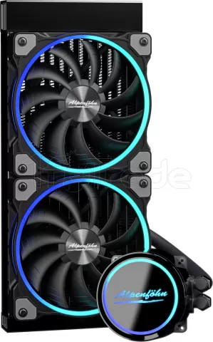 Photo de Kit Watercooling Alpenföhn Gletscherwasser 240 RGB (Noir)