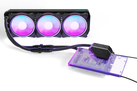 Photo de Kit Watercooling GPU AIO Alphacool Eiswolf 2 RTX 4080 Founders Edition RGB - 360mm (Noir)