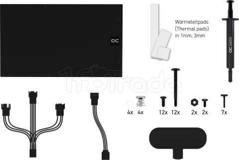 Photo de Kit Watercooling GPU AIO Alphacool Eiswolf 2 RTX 4080 Founders Edition RGB - 360mm (Noir)