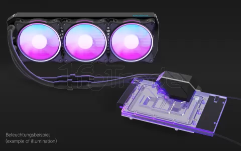 Photo de Kit Watercooling GPU AIO Alphacool Eiswolf 2 RTX 4080 Strix RGB - 360mm (Noir)