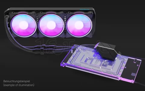 Photo de Kit Watercooling GPU AIO Alphacool Eiswolf 2 RTX 4080 Suprim RGB - 360mm (Noir)