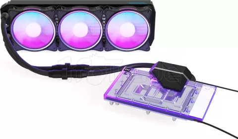 Photo de Kit Watercooling GPU AIO Alphacool Eiswolf 2 RTX 4090 Aorus Master/Gaming RGB - 360mm (Noir)