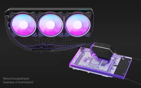 Photo de Kit Watercooling GPU AIO Alphacool Eiswolf 2 RTX 4090 Founders Edition RGB - 360mm (Noir)