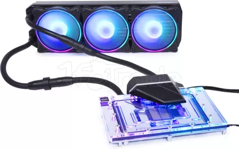 Photo de Kit Watercooling GPU AIO Alphacool Eiswolf 2 RTX 4090 Reference RGB - 360mm (Noir)