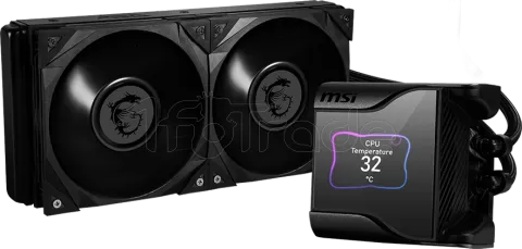 Photo de Kit Watercooling MSI Meg CoreLiquid S - 280mm (Noir)