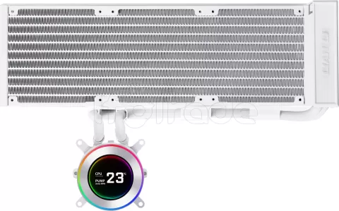 Photo de Kit Watercooling Pompe + Radiateur Lian Li HydroShift II LCD-C - 360mm (Blanc) (Sans ventilateur)