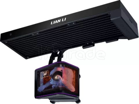 Photo de Kit Watercooling Pompe + Radiateur Lian Li HydroShift II OLED - 360mm (Noir) (Sans ventilateur)