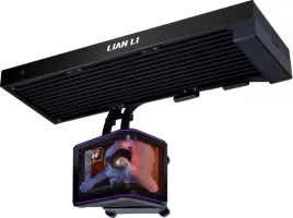 Photo de Kit Watercooling Pompe + Radiateur Lian Li HydroShift II OLED - 360mm (Noir) (Sans ventilateur)