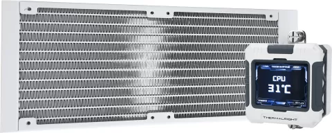 Photo de Kit Watercooling Pompe + Radiateur Thermalright Frozen Warframe X - 240mm (Blanc) (Sans ventilateur)