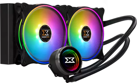 Photo de Kit Watercooling Xigmatek Aurora RGB - 240mm (Noir)