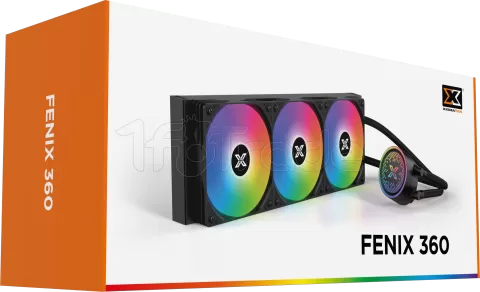Photo de Kit Watercooling Xigmatek Fenix RGB - 360mm (Noir)