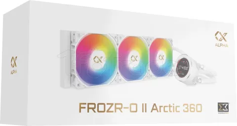 Photo de Kit Watercooling Xigmatek Frozr-O II RGB - 360mm (Blanc)